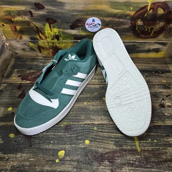 Adidas‎ Men’s Rivalry Low Collegiate Green Casual Sneakers Shoes Size 11.5 new