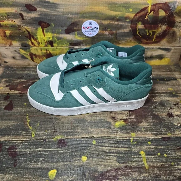 Adidas‎ Men’s Rivalry Low Collegiate Green Casual Sneakers Shoes Size 11.5 new