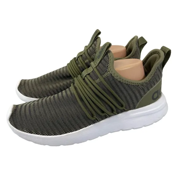 Adidas Mens Size 10 Olive Green Racer Adapt Sneakers Slip On Shoes