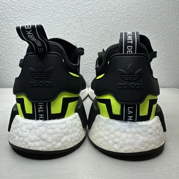 Adidas NMD R1 'Black Solar' Boost Athletic Running Shoes