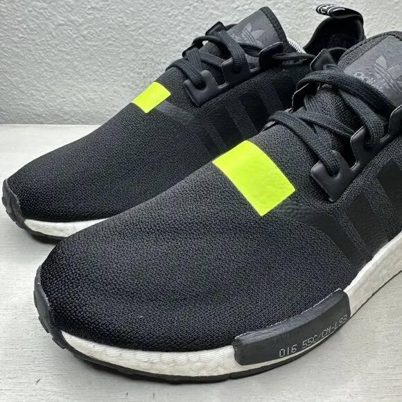 Adidas NMD R1 'Black Solar' Boost Athletic Running Shoes