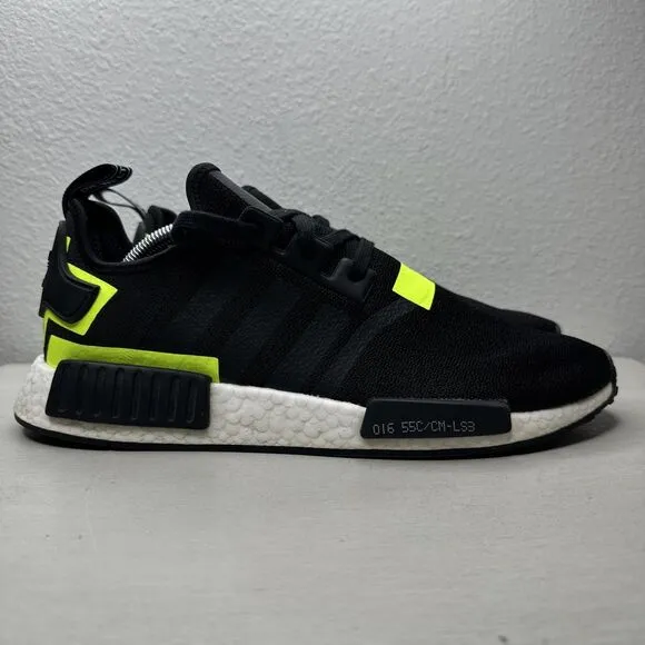 Adidas NMD R1 'Black Solar' Boost Athletic Running Shoes