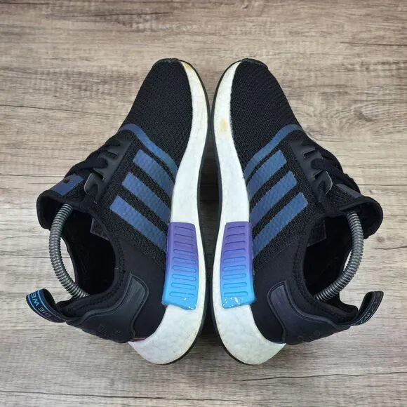 Adidas NMD R1 Gradient Men's Size 8.5 Black Running Shoes (FW4365)