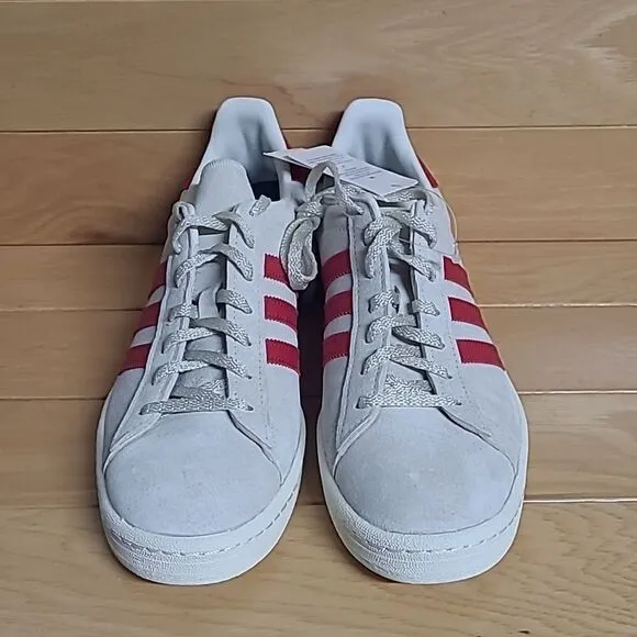 Adidas Originals Campus 80s Low Mens Casual Shoes White Red GY4580