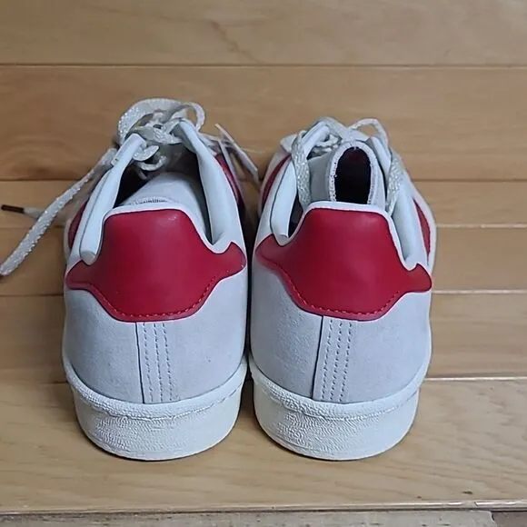 Adidas Originals Campus 80s Low Mens Casual Shoes White Red GY4580