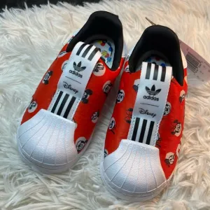 🌟adidas Originals Disney Superstar 360 X C Slip On Mickey Mouse Shoes - 7.5