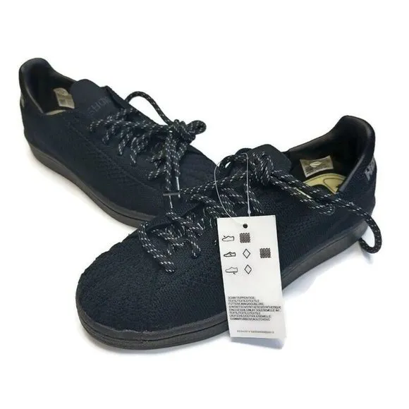 Adidas Originals Mens Sz 5 PW Pharrell Williams Superstar Sneakers Black GX2482
