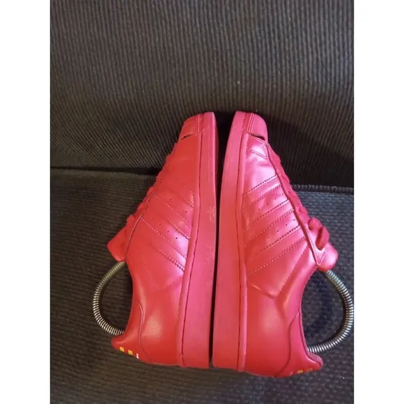 Adidas Originals Pharrell Williams Red Supercolour Superstar S31608 Youth 4.5