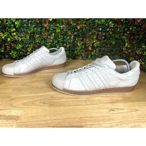 Adidas Originals Superstar Cream Aerodescent Gold Sneakers Shoes BB8117‎ Mens 13