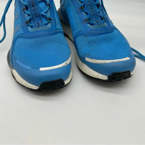 Adidas Originals Unisex Big Kids NMD_V3 Shoes in Cloud White/Pulse Blue size 6.5
