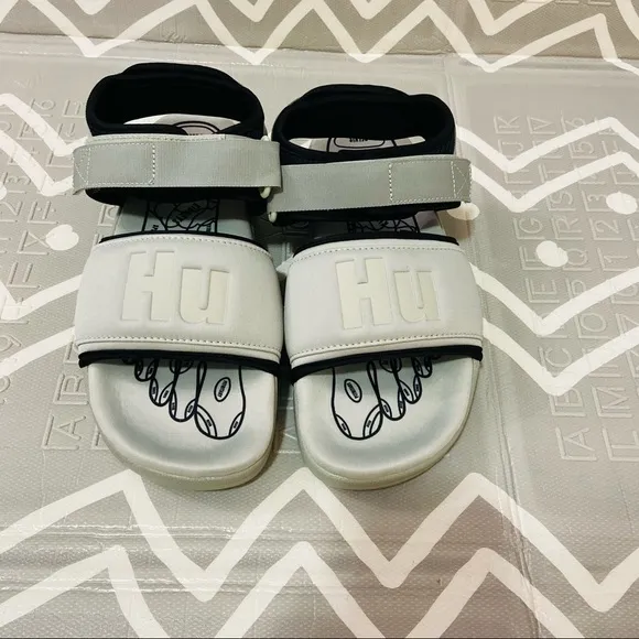 Adidas Pharrell human race special edition sandals slides