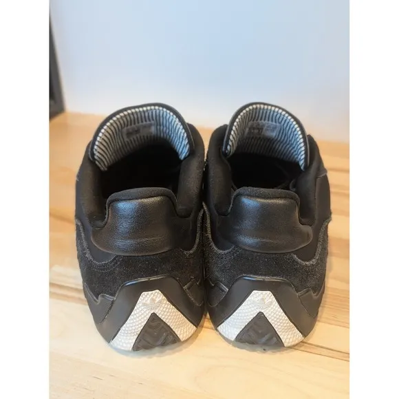 Adidas Puig Skateboarding Shoes Suede Sneakers Casual Black White Stripes SZ 11