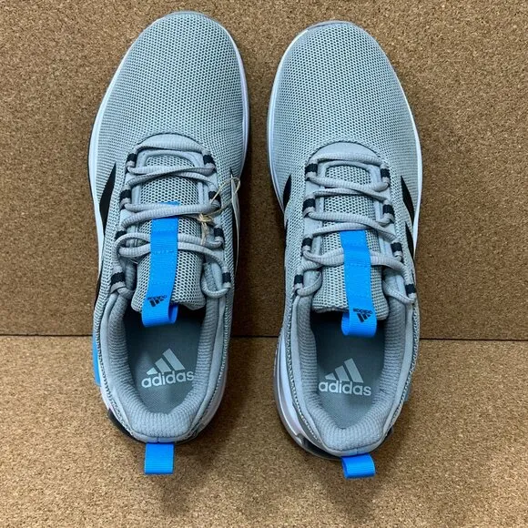 Adidas Racer TR23 Sneaker Running Shoes Men's Size 8.5 Solid Grey Carbon Blue