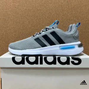 Adidas Racer TR23 Sneaker Running Shoes Men's Size 8.5 Solid Grey Carbon Blue