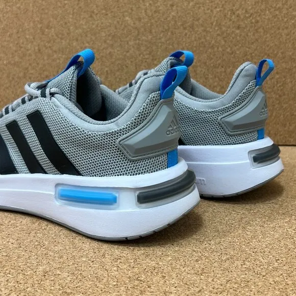 Adidas Racer TR23 Sneaker Running Shoes Men's Size 8.5 Solid Grey Carbon Blue