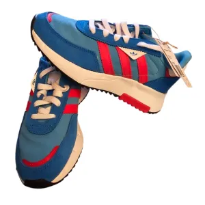 Adidas Sneakers Adidas Retropy F2 J Shoes Blue Red White Unisex Big Kids Size 4