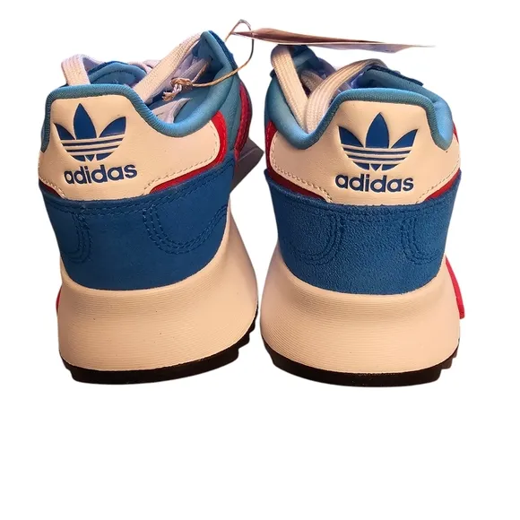 Adidas Sneakers Adidas Retropy F2 J Shoes Blue Red White Unisex Big Kids Size 4