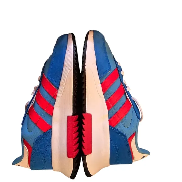 Adidas Sneakers Adidas Retropy F2 J Shoes Blue Red White Unisex Big Kids Size 4