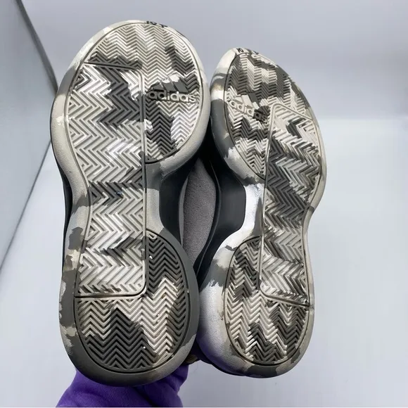 Adidas Sneakers Pro Next 2019 J black white gold w/ Camo soles SZ 7 NWOT