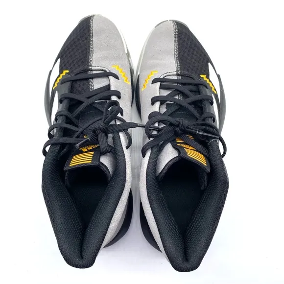 Adidas Sneakers Pro Next 2019 J black white gold w/ Camo soles SZ 7 NWOT
