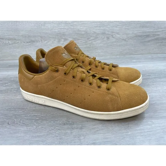 Adidas Stan Smith IF8048 Men's US 14 Brown Suede Leather Athletic Sneaker Shoes