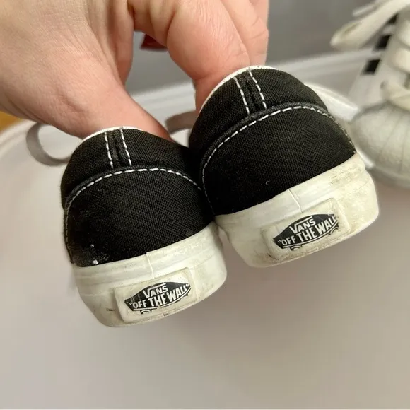 Adidas Superstar &amp; Vans Old Skool Toddler Sneakers - Unisex 2pc Bundle Size 4