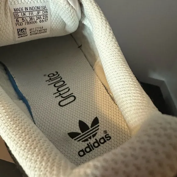 Adidas Superstar White and Black Sneakers