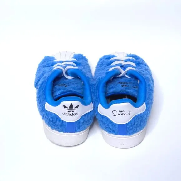 ADIDAS The Simpsons Marge Superstar Sherpa Sneakers Blue Unisex Youth Sz 8