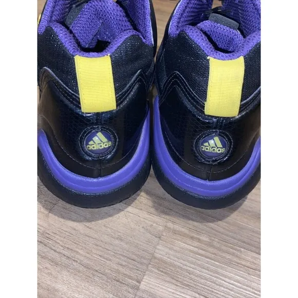Adidas Top Ten 2000 Lakers Men’s Black Purple Mid-Calf Sneakers Sz 14