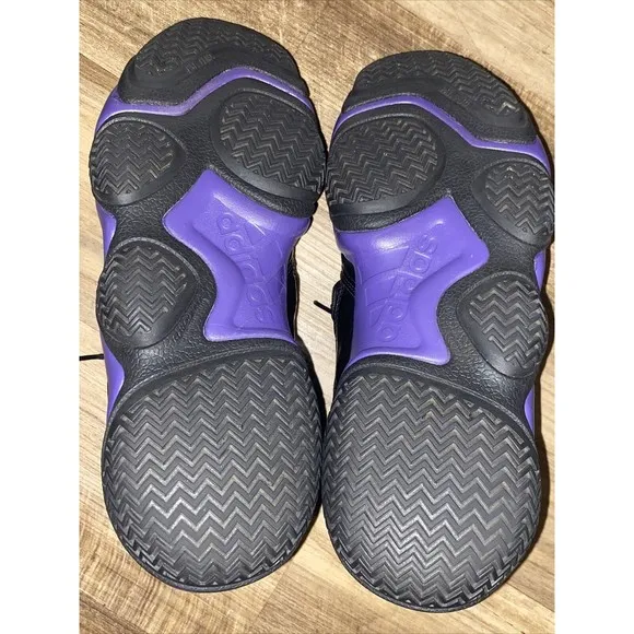 Adidas Top Ten 2000 Lakers Men’s Black Purple Mid-Calf Sneakers Sz 14