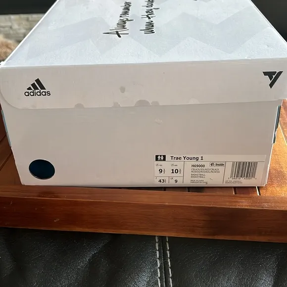 Adidas Trae Young 1 Atlanta Home of So So  Deaf Recordings Basketball Sneakers.