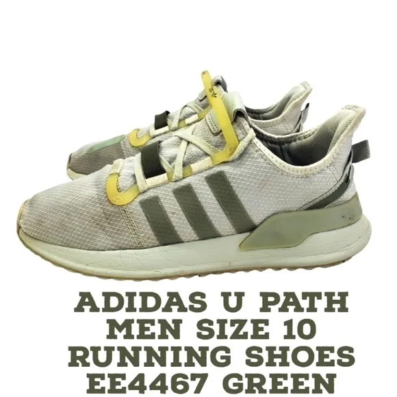 Adidas U Path Men Size 10 Running Shoes EE4467 Green