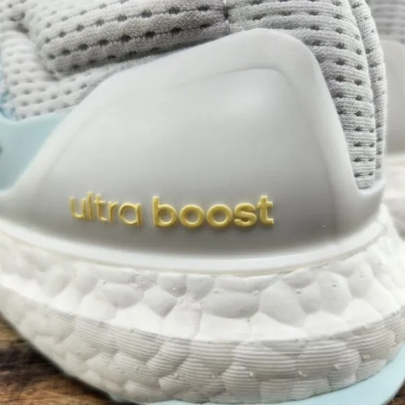 Adidas Ultraboost 1.0 Size 7.5 Womens White MInt Blue Casual Shoes IH7312
