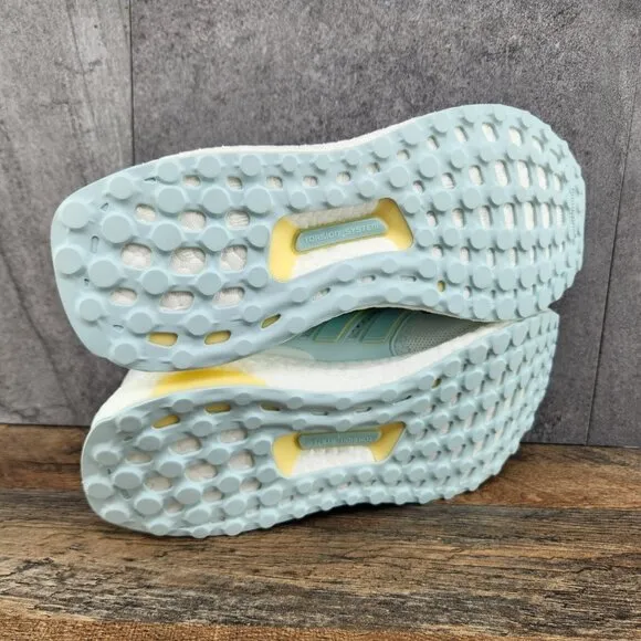 Adidas Ultraboost 1.0 Size 7.5 Womens White MInt Blue Casual Shoes IH7312