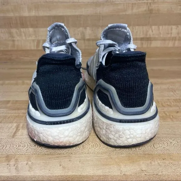 Adidas Ultra Boost 19 Running Shoes White Black Panda Oreo B37707 Size 11.5