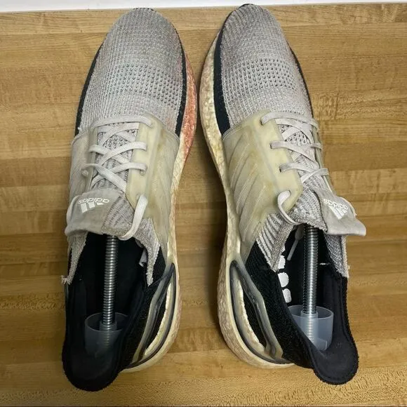 Adidas Ultra Boost 19 Running Shoes White Black Panda Oreo B37707 Size 11.5