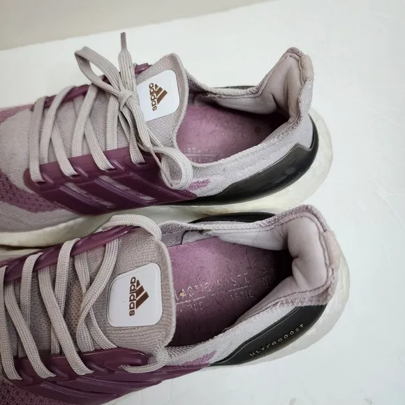 Adidas ULTRABOOST 21 Shoes Women Size 6.5 Ice Purple Rose Running Sneaker S23831