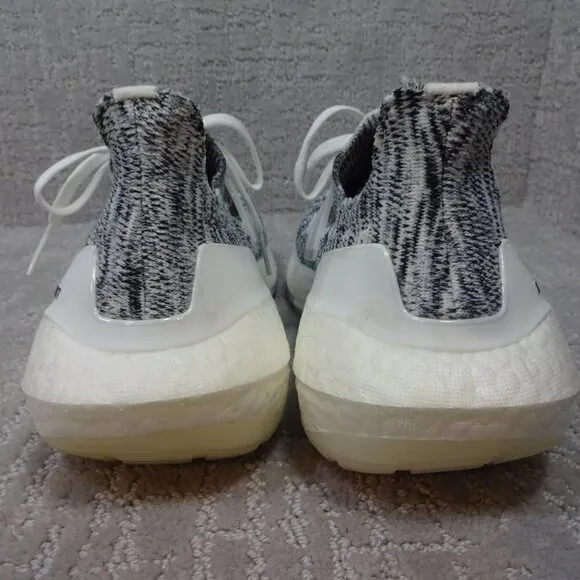Adidas Ultraboost 21 Women's Size 10 US Oreo White Athletic Running Shoes GV7712