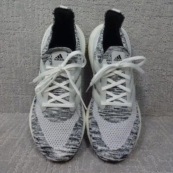 Adidas Ultraboost 21 Women's Size 10 US Oreo White Athletic Running Shoes GV7712