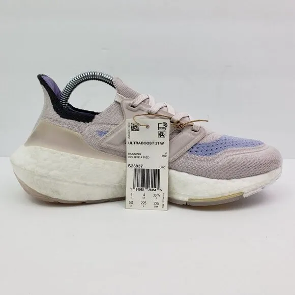 Adidas Ultraboost 21 Womens Size 5.5 Orchid Tint Running Sneaker Shoes S23837