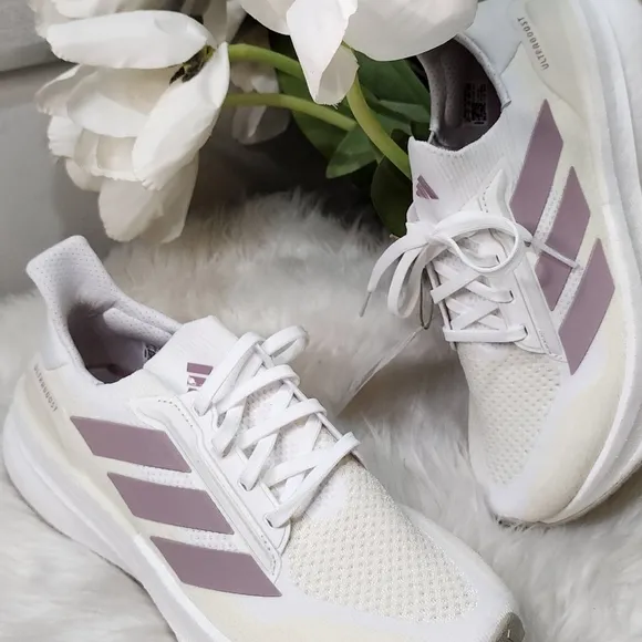 Adidas Ultraboost 5X Running Wonder White/Purple Womens Size 9.5 New JI3018