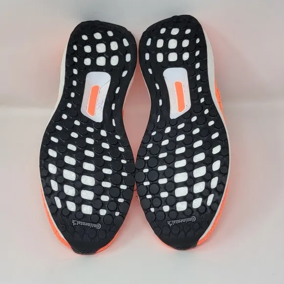 Adidas UltraBoost Clima DNA Orange White Running Shoes Mens Size 8 S42542 New