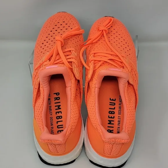 Adidas UltraBoost Clima DNA Orange White Running Shoes Mens Size 8 S42542 New
