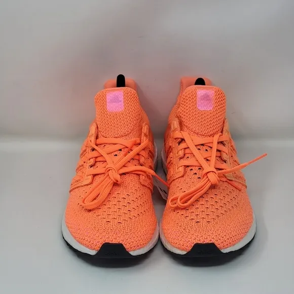 Adidas UltraBoost Clima DNA Orange White Running Shoes Mens Size 8 S42542 New