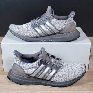 adidas Ultraboost DNA Shoes Mens Size 8.5 Gray Silver Running Athletic FW4898