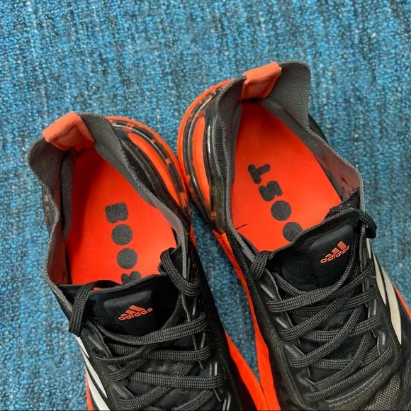 Adidas Ultraboost PB Running Shoes in Core Black Orange