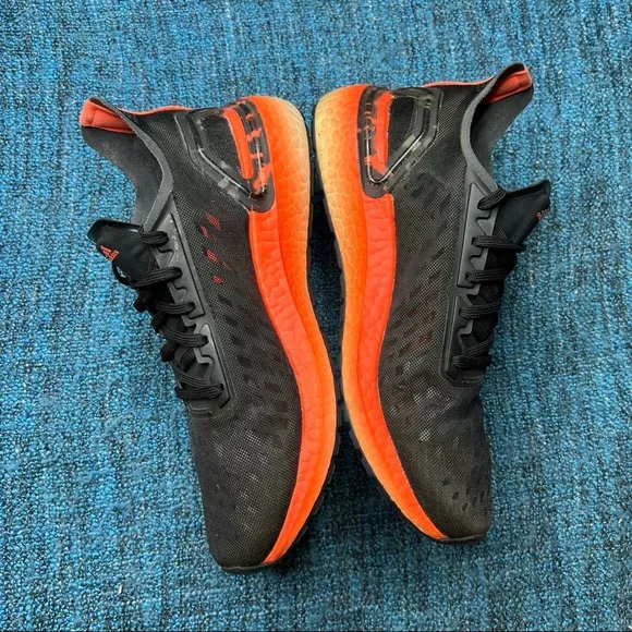 Adidas Ultraboost PB Running Shoes in Core Black Orange