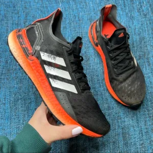 Adidas Ultraboost PB Running Shoes in Core Black Orange