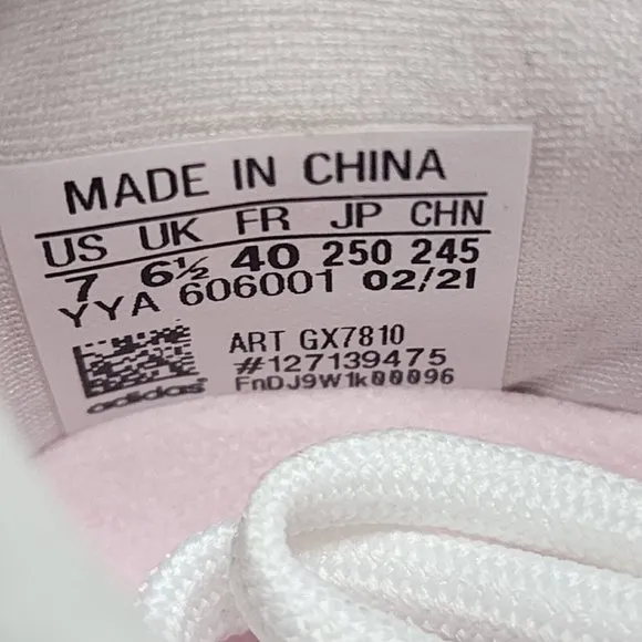 Adidas Ultraboost Running Shoes Mens 7 White Pink CC1 ClimaCool 3 Stripes Knit
