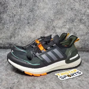 Adidas Ultraboost Running Shoes Mens 7.5 Black Orange Cold Winter.Rdy EG9798